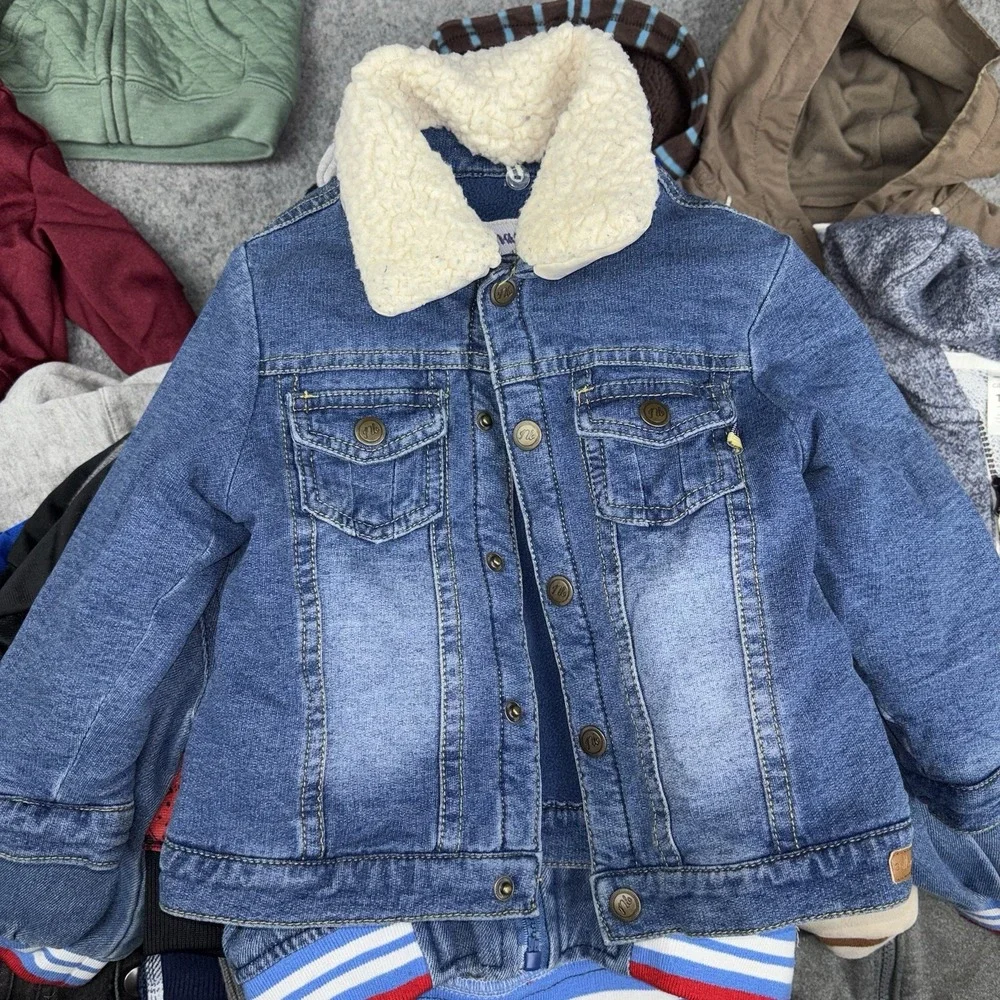 Boys Jackets Size 12M Lot Of 32 Mixed Nike Jordan Reebok Carters Toddler Coats